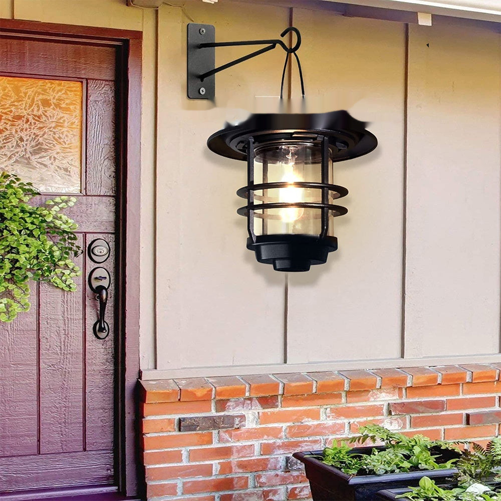 Solar Wall Lamp Outdoor Waterproof Retro Courtyard
