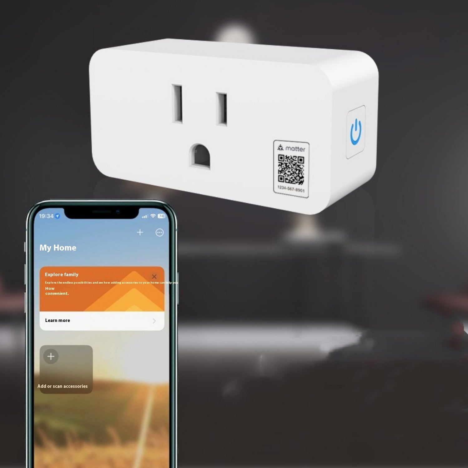 Smart Socket Voice Control Remote